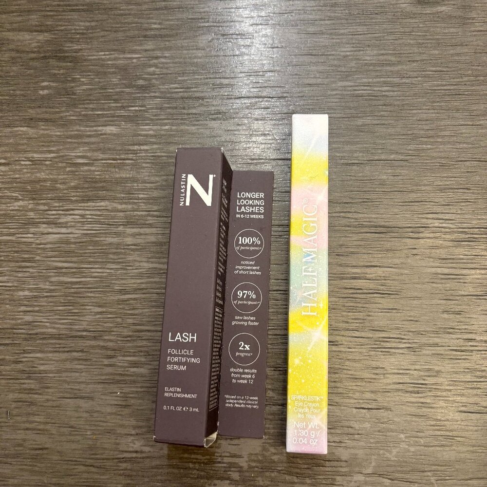 Nulastin Lash Serum + Half Magic Eye Crayon - New - Picture 1 of 2
